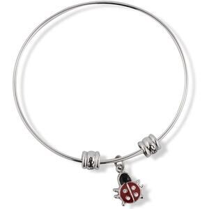 Ladybug Fancy Charm Bangle